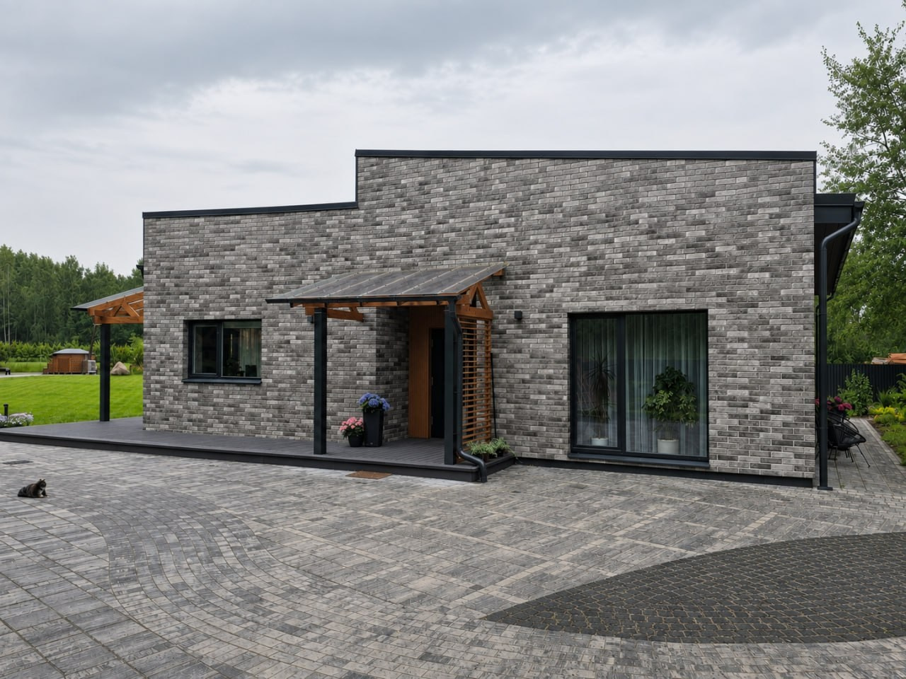Country Residence 122m2. Interior Design Studio 4 Stūri