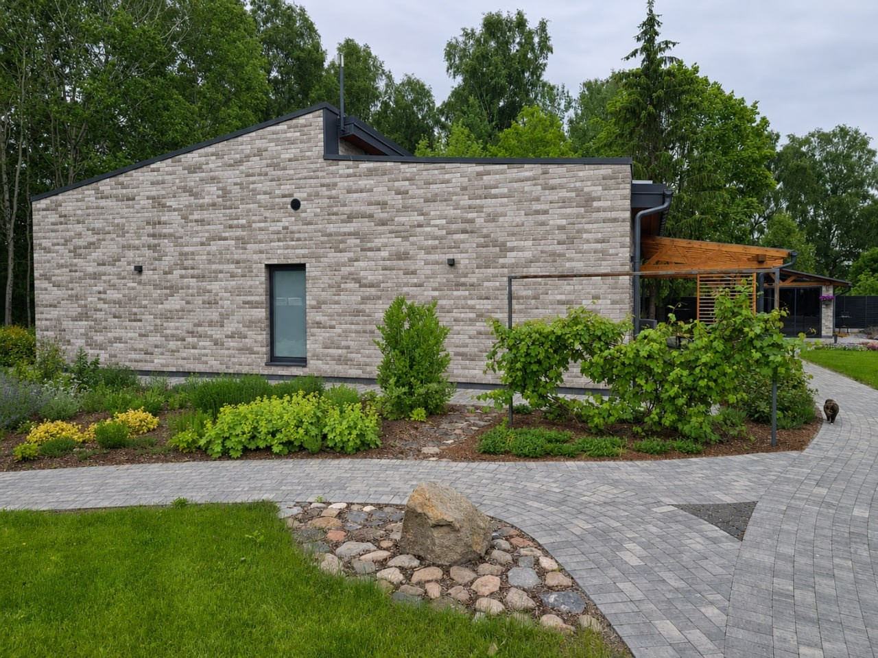 Country Residence 122m2. Interior Design Studio 4 Stūri