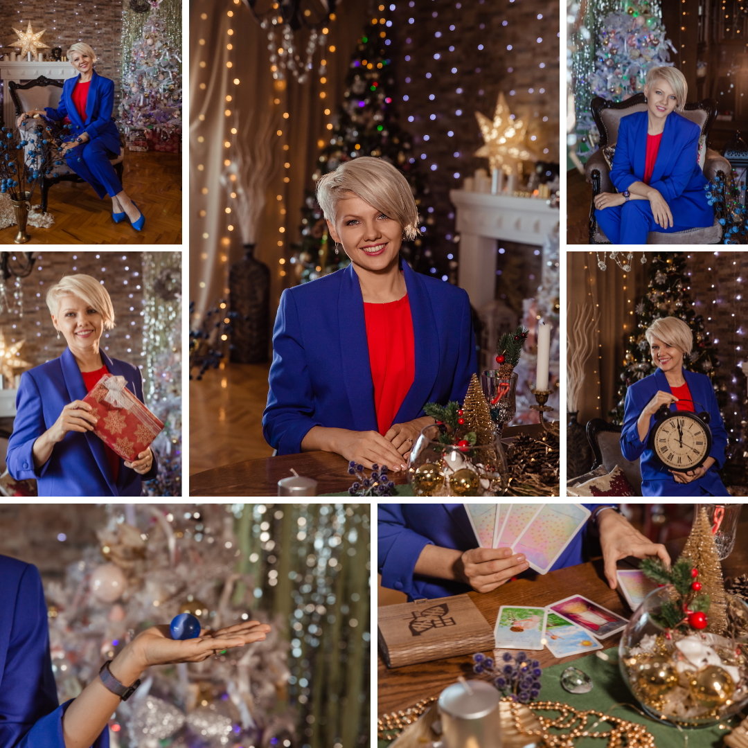 Irina’s New Year content photo session