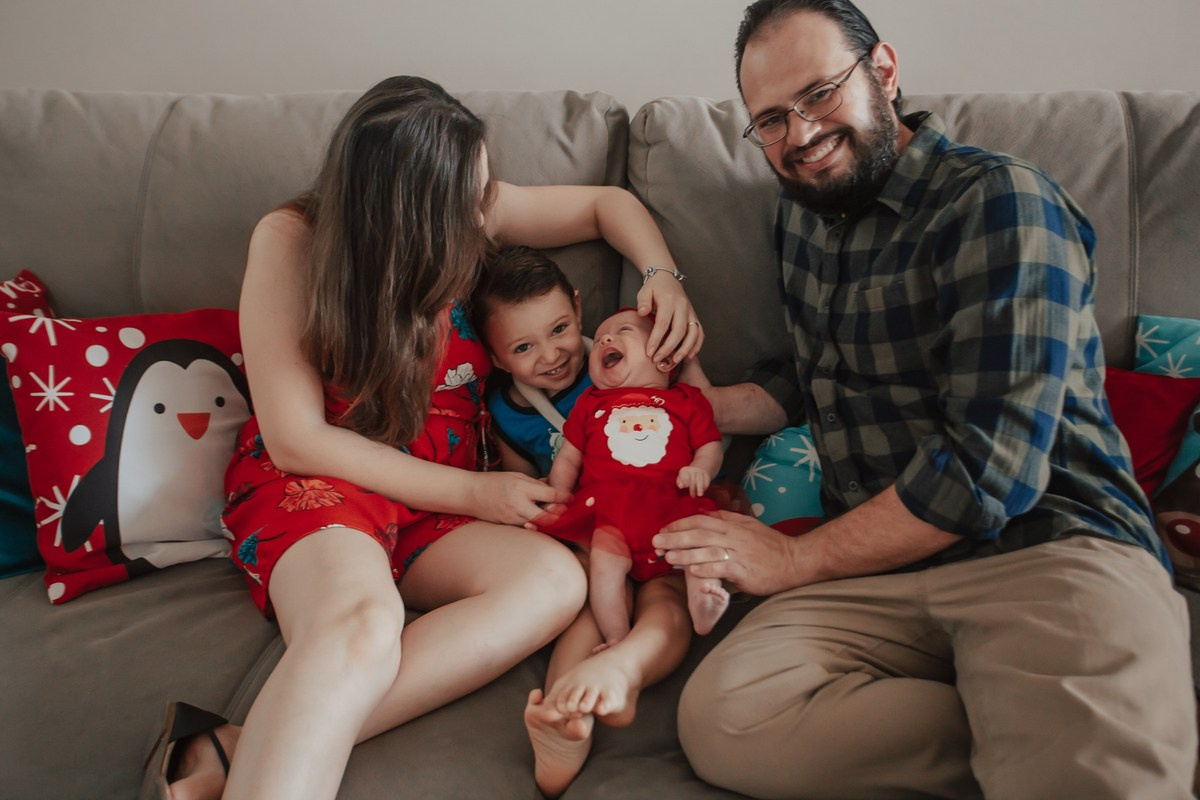 Ensaio de Natal - Família Silva Marcuz. Fotógrafa de Eventos em São Paulo e Sorocaba Kika Damasceno