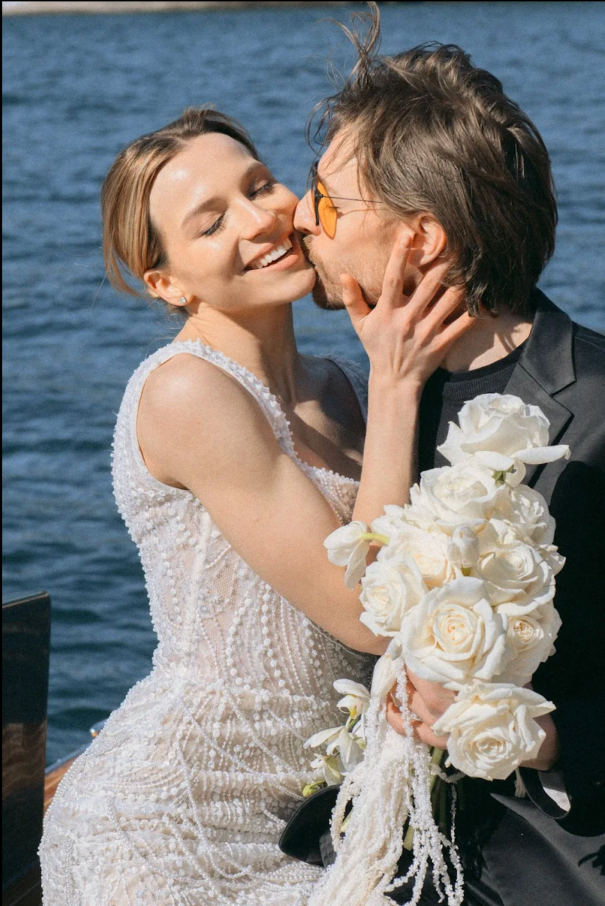 Romantic Lake Como Boat Wedding. Анастасия Бучинская фотограф в Милане