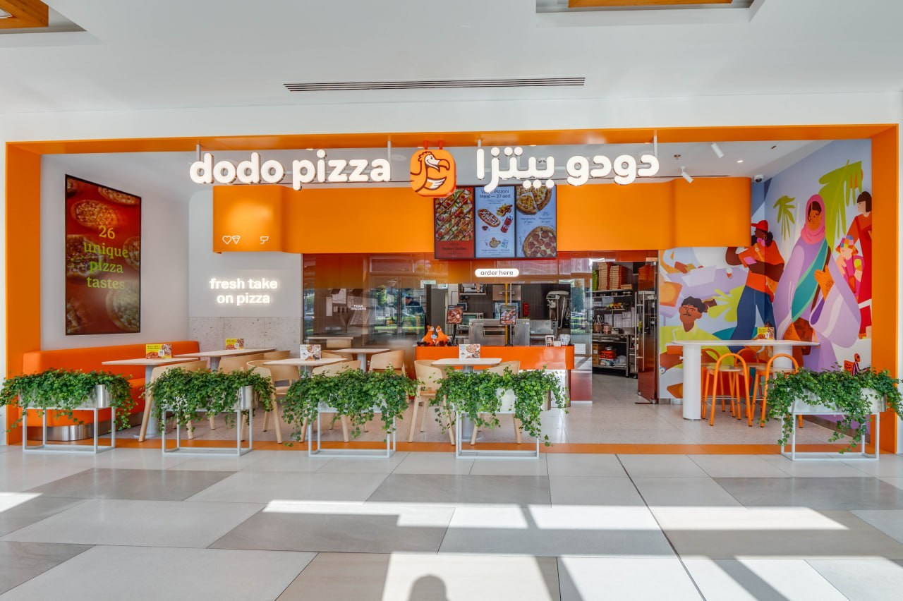 Commercial Interior Photography — Dodo Pizza Café in Dubai. Hotel Photographer in Dubai — Interiors & Commercial by Oleg Novikov