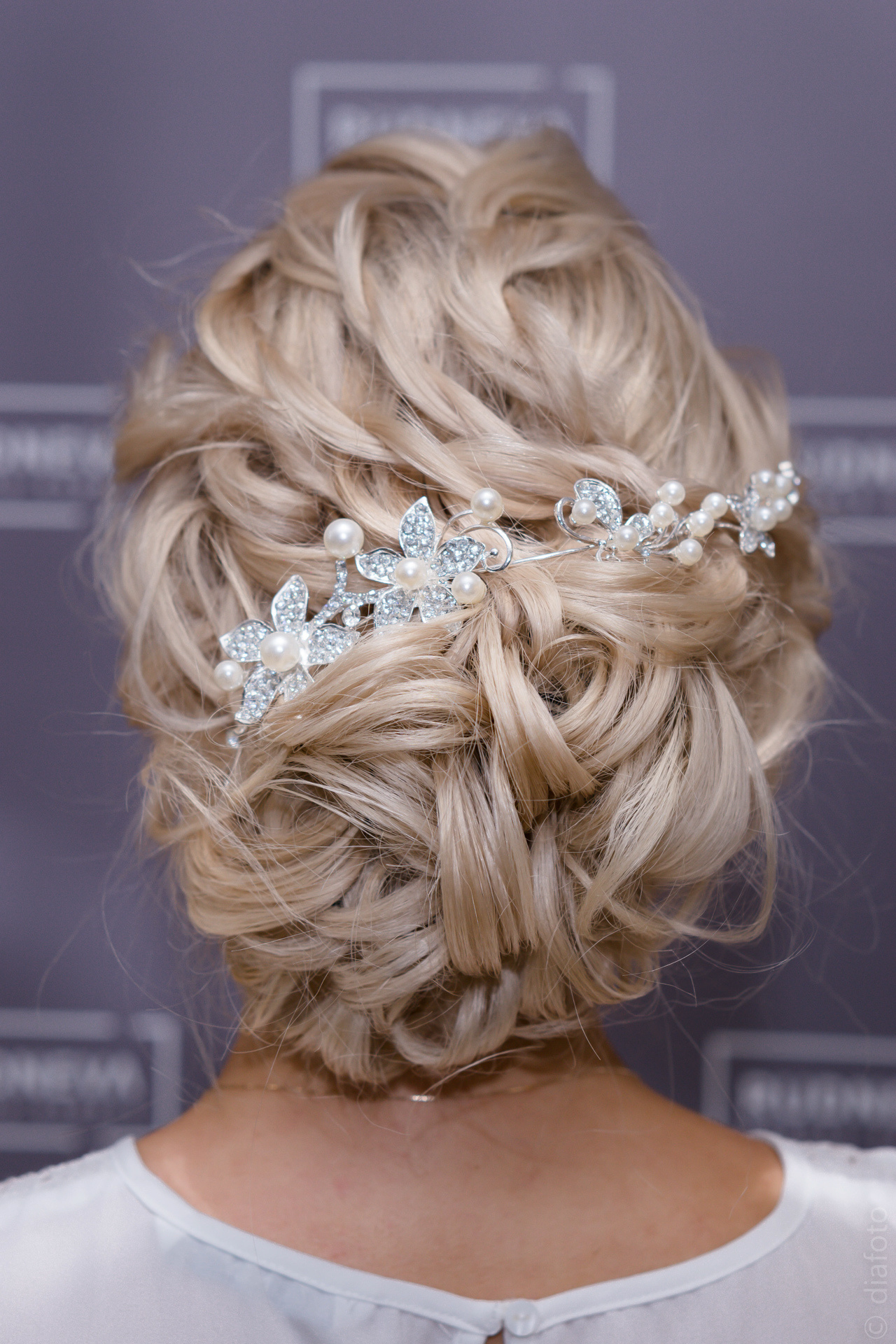Wedding Hairstyle. DiaBeauty | Makeup and Hairstyle Barcelona, Castelldefels, Sitges