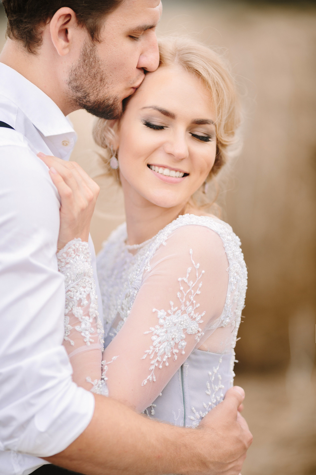 Elopement in Stacks of Hay. Wedding Photography & Videography Team in California, Los Angeles, San Francisco, San Diego and Travel