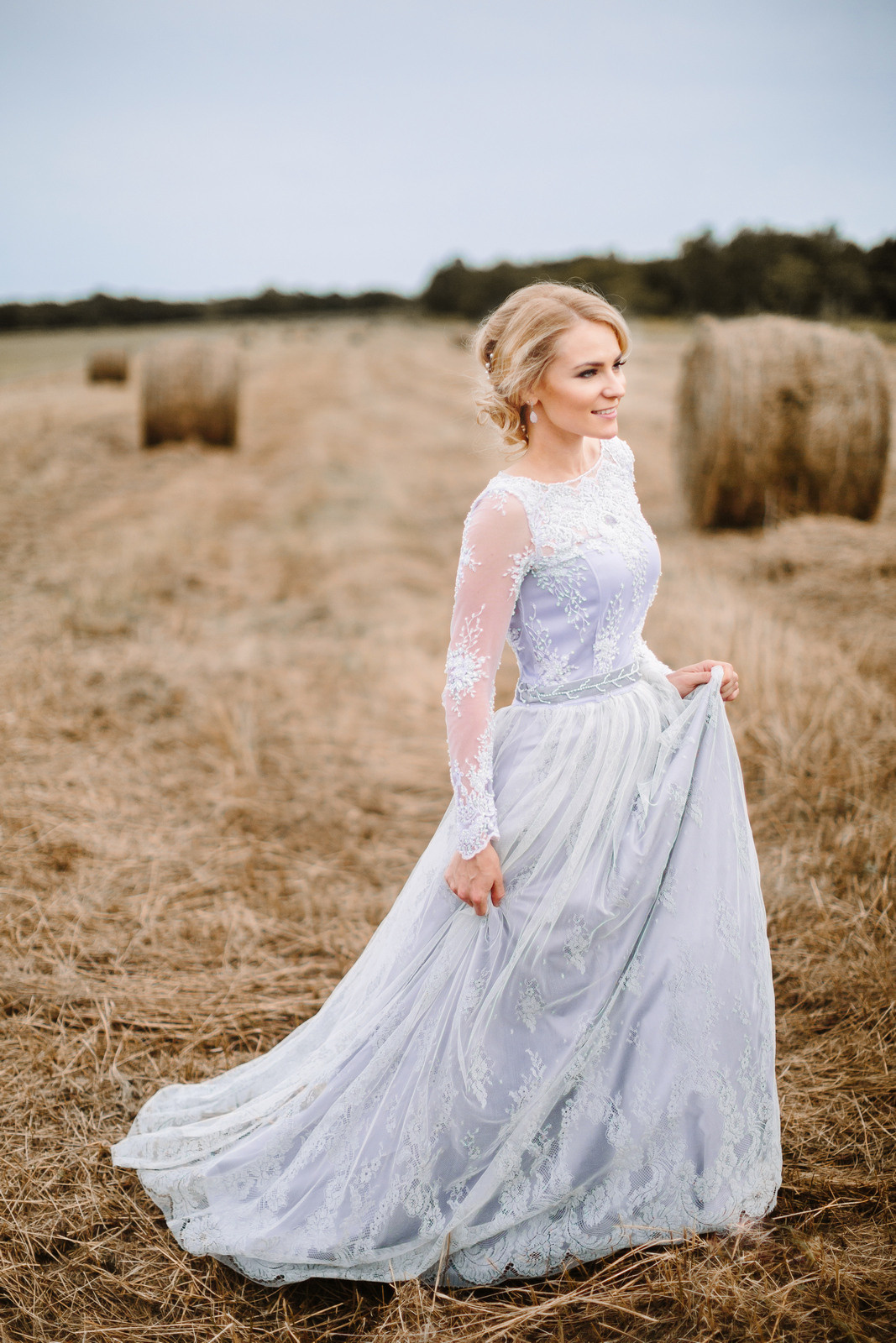 Elopement in Stacks of Hay. Wedding Photography & Videography Team in California, Los Angeles, San Francisco, San Diego and Travel