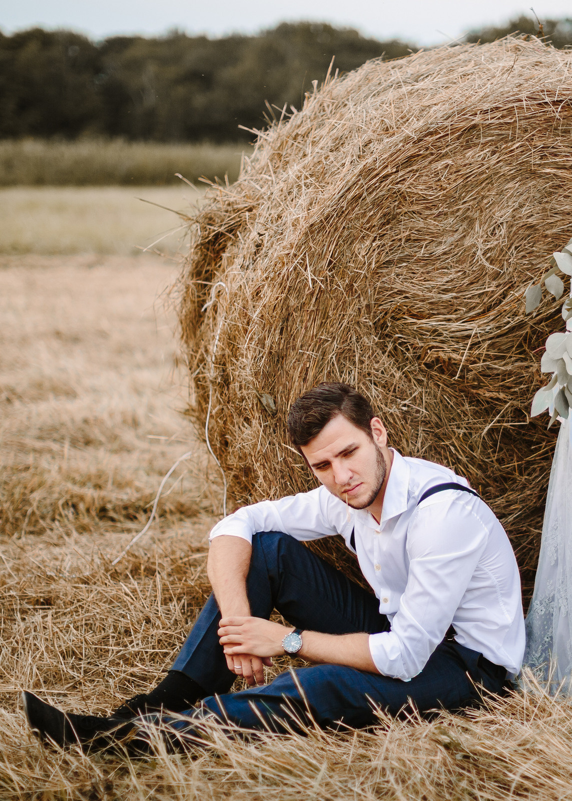 Elopement in Stacks of Hay. Wedding Photography & Videography Team in California, Los Angeles, San Francisco, San Diego and Travel