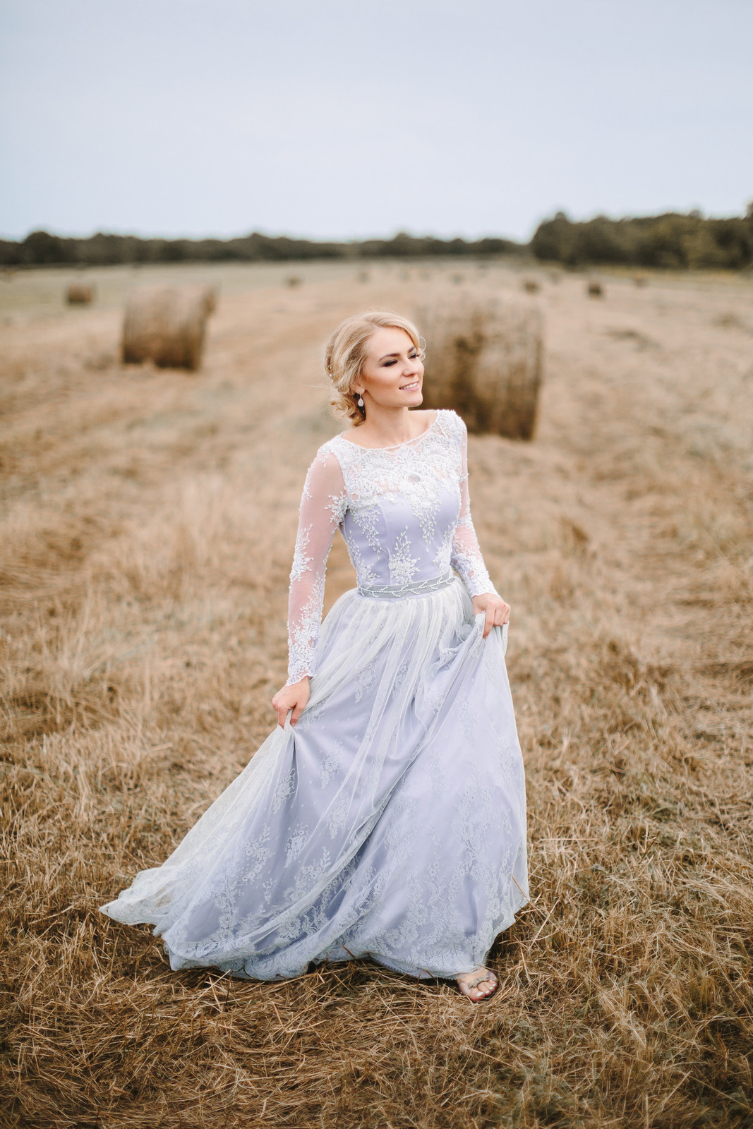 Elopement in Stacks of Hay. Wedding Photography & Videography Team in California, Los Angeles, San Francisco, San Diego and Travel