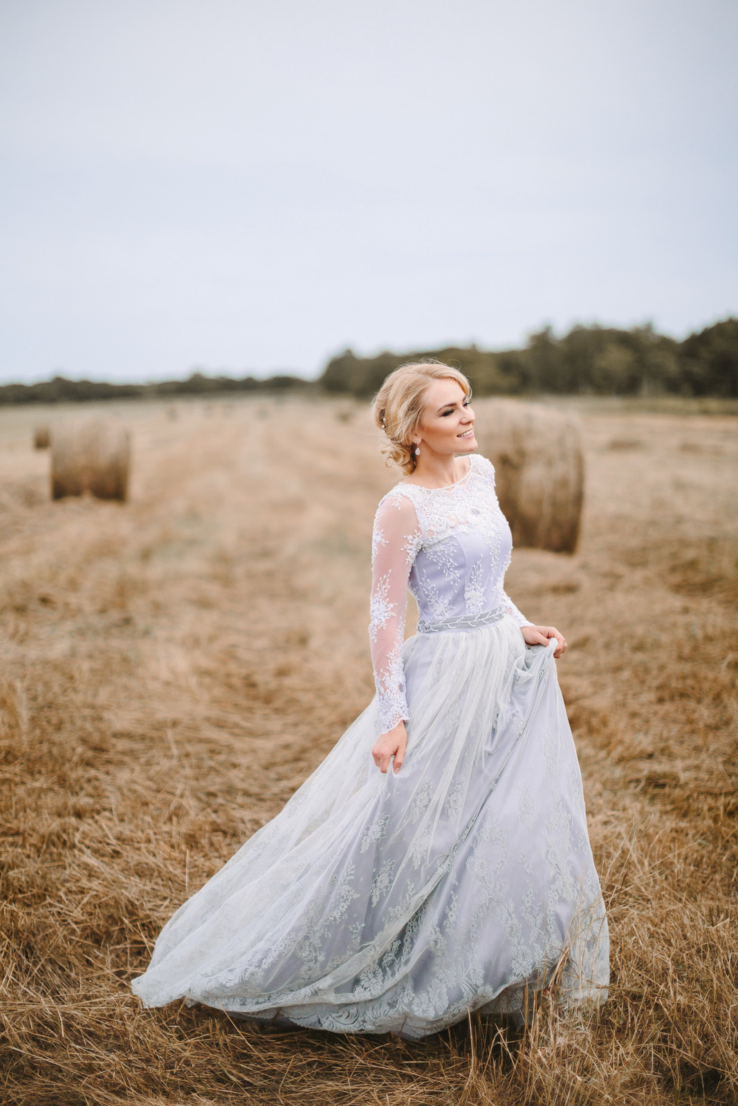 Elopement in Stacks of Hay. Wedding Photography & Videography Team in California, Los Angeles, San Francisco, San Diego and Travel