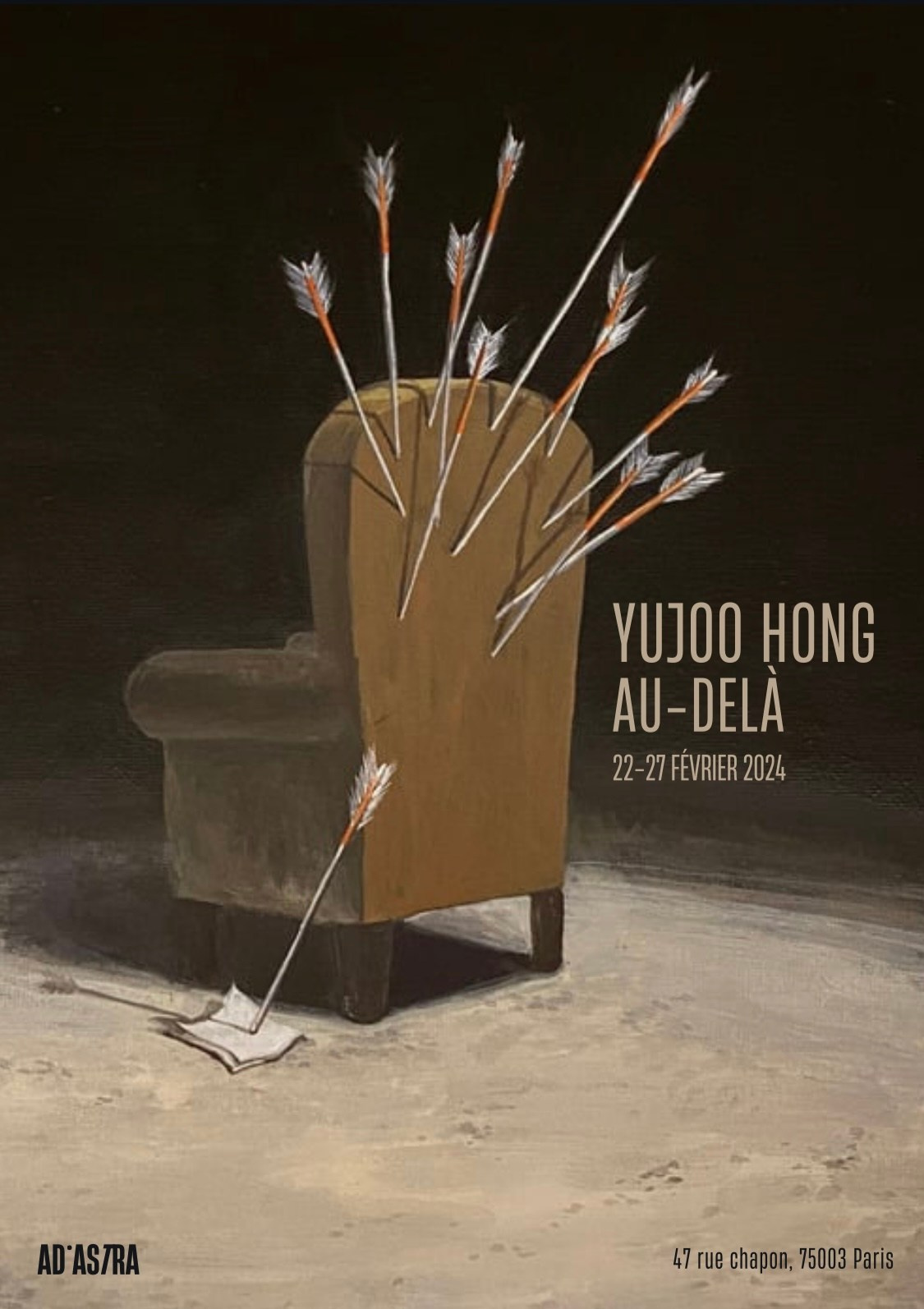 Solo show Au-delà. 2024. Yujoo HONG