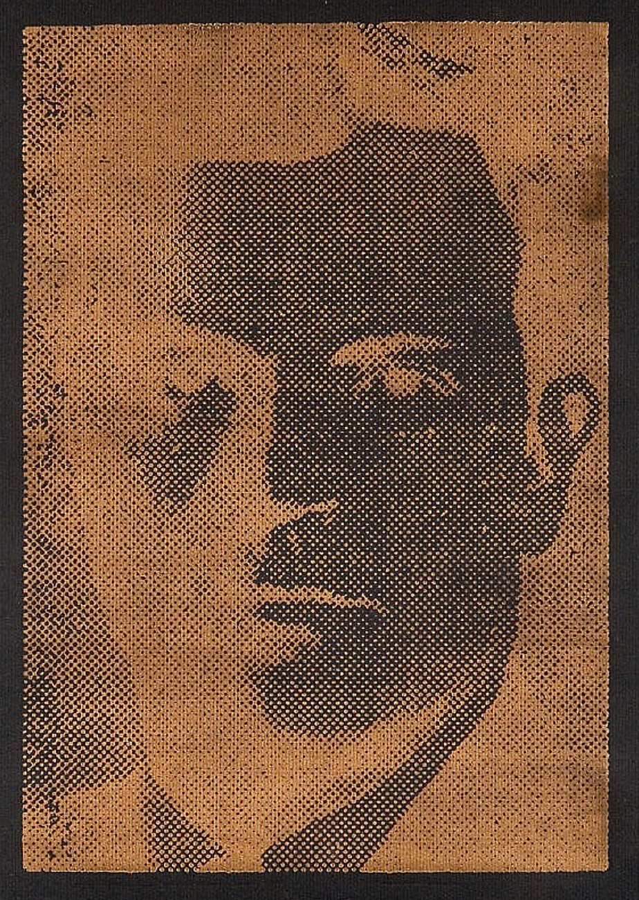 "Portrait of the American Aviator - Michael Heck", zincograph  - 1983