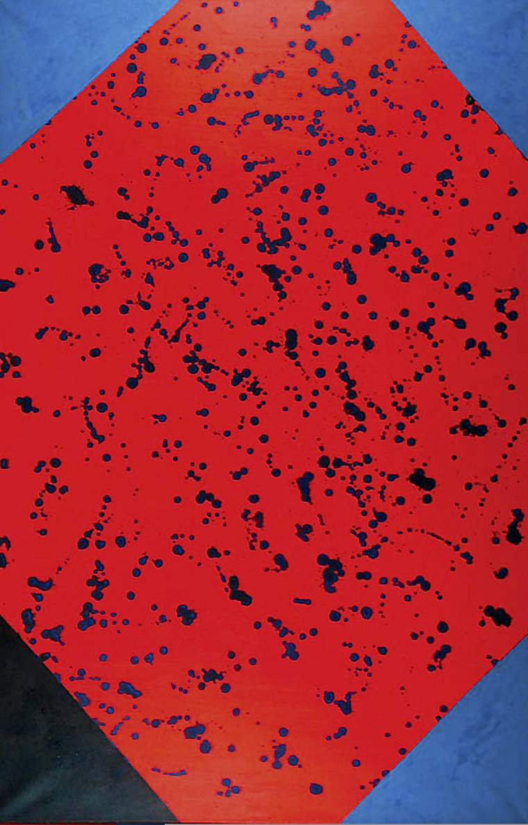 "Czerwony obraz", 120 x 190 cm - 2011