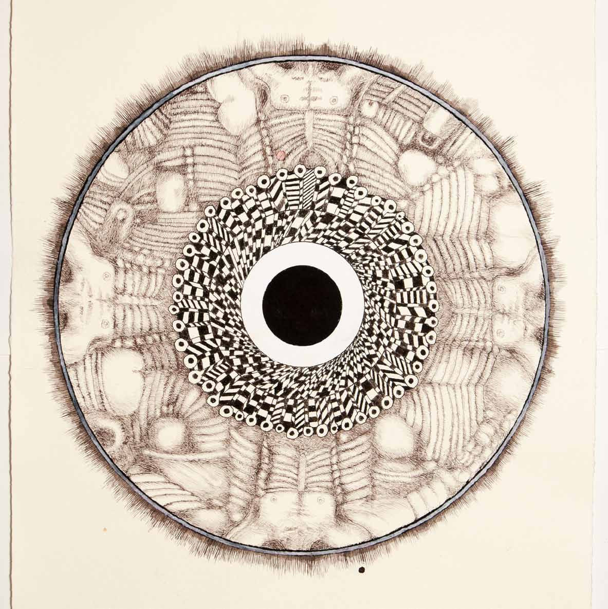 Mandala, rysunek, malarstwo, Andrzej Strumiłło, Andrzej Strumillo, cykl Mandala, polska sztuka współczesna, polski artysta, sztuka współczesna we współczesnej Polsce, współcześni polscy artyści, najlepsi polscy malarze, najlepsi polscy artyści, znani polscy artyści, Galeria Kordegarda, Kordegarda