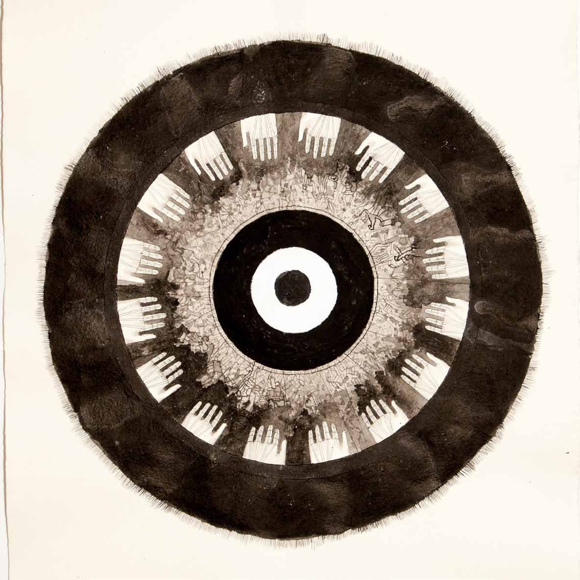 Mandala, rysunek, malarstwo, Andrzej Strumiłło, Andrzej Strumillo, cykl Mandala, polska sztuka współczesna, polski artysta, sztuka współczesna we współczesnej Polsce, współcześni polscy artyści, najlepsi polscy malarze, najlepsi polscy artyści, znani polscy artyści, Galeria Kordegarda, Kordegarda