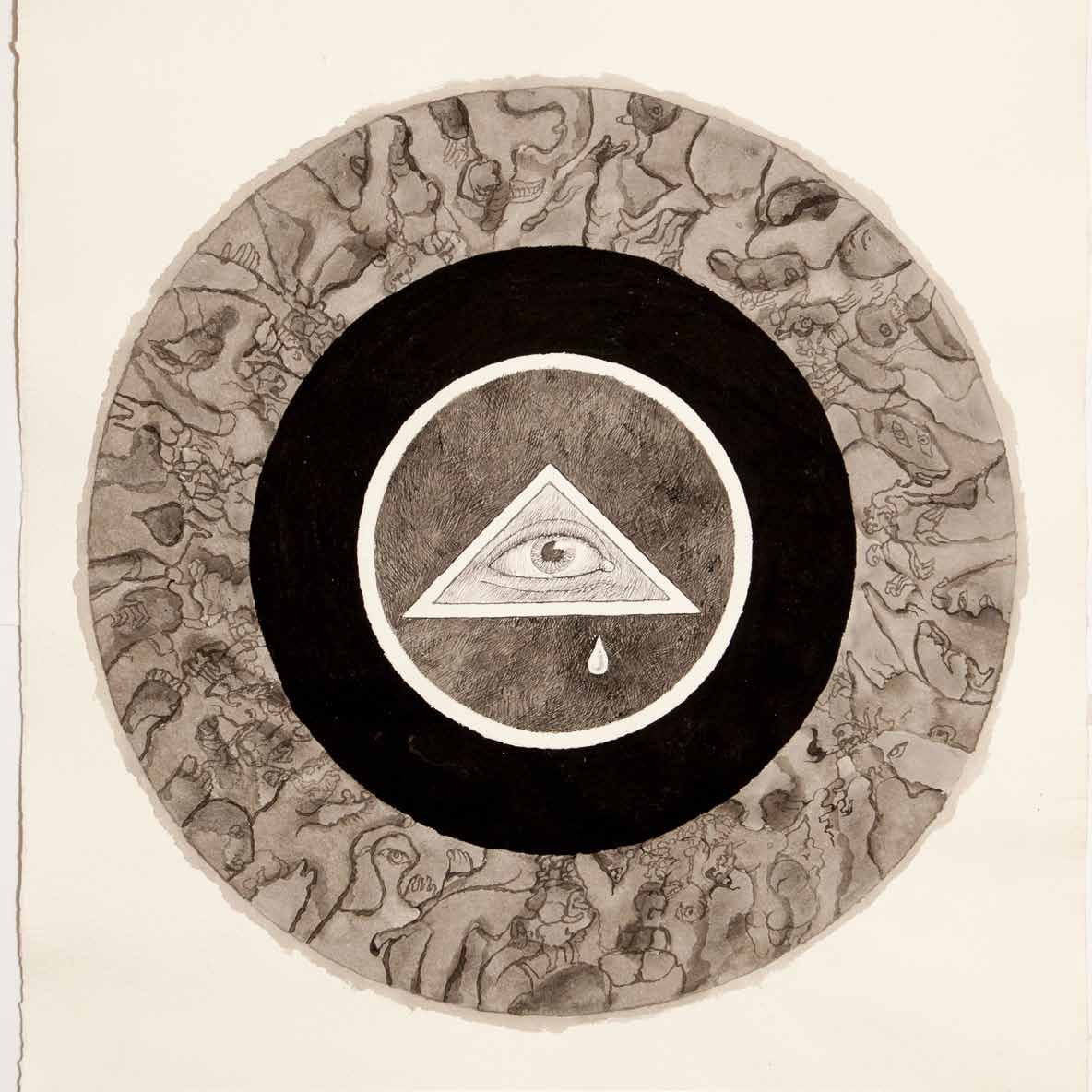 Mandala, rysunek, malarstwo, Andrzej Strumiłło, Andrzej Strumillo, cykl Mandala, polska sztuka współczesna, polski artysta, sztuka współczesna we współczesnej Polsce, współcześni polscy artyści, najlepsi polscy malarze, najlepsi polscy artyści, znani polscy artyści, Galeria Kordegarda, Kordegarda