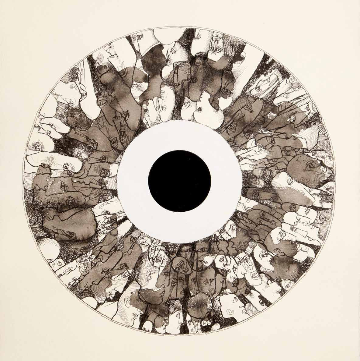 Mandala, rysunek, malarstwo, Andrzej Strumiłło, Andrzej Strumillo, cykl Mandala, polska sztuka współczesna, polski artysta, sztuka współczesna we współczesnej Polsce, współcześni polscy artyści, najlepsi polscy malarze, najlepsi polscy artyści, znani polscy artyści, Galeria Kordegarda, Kordegarda