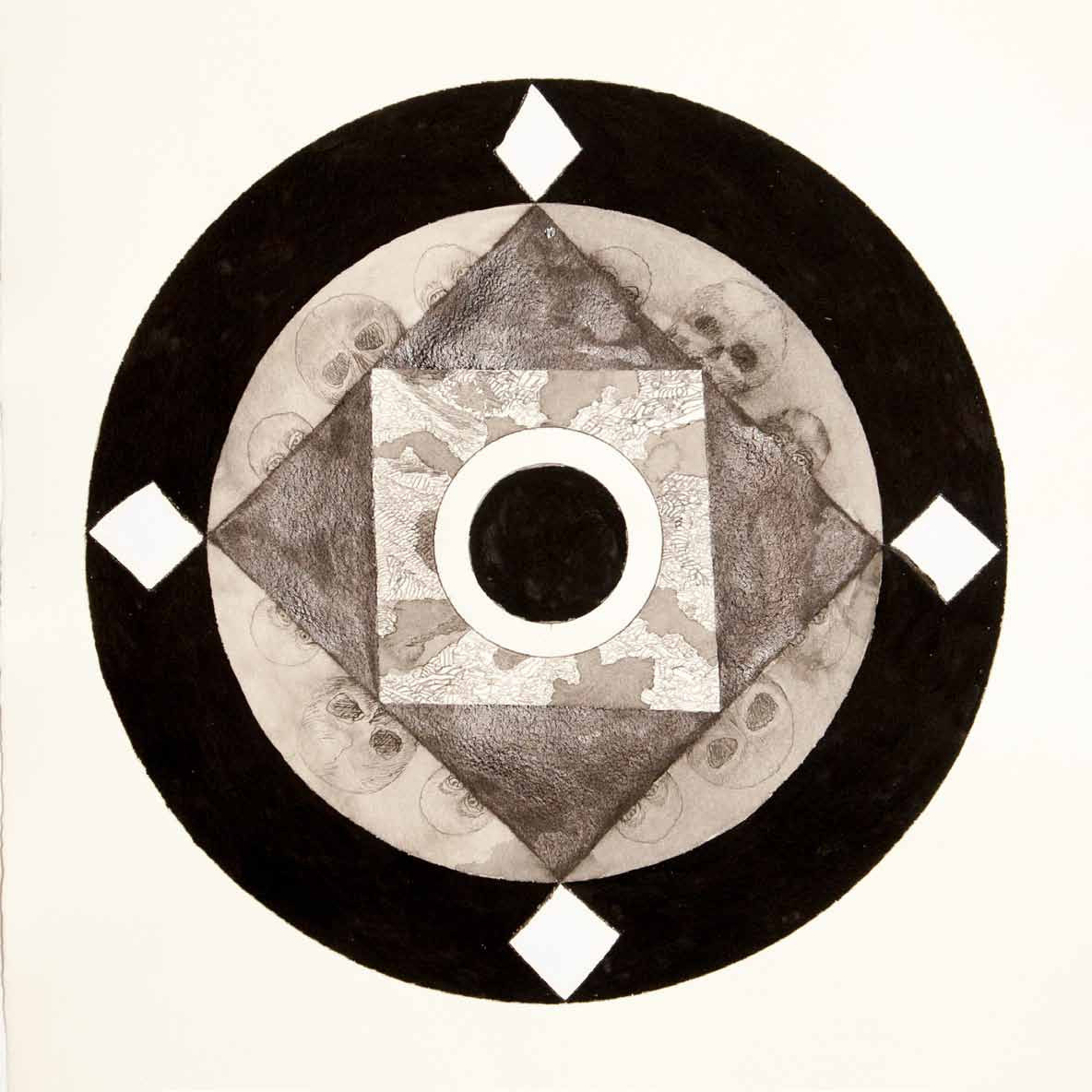 Mandala, rysunek, malarstwo, Andrzej Strumiłło, Andrzej Strumillo, cykl Mandala, polska sztuka współczesna, polski artysta, sztuka współczesna we współczesnej Polsce, współcześni polscy artyści, najlepsi polscy malarze, najlepsi polscy artyści, znani polscy artyści, Galeria Kordegarda, Kordegarda