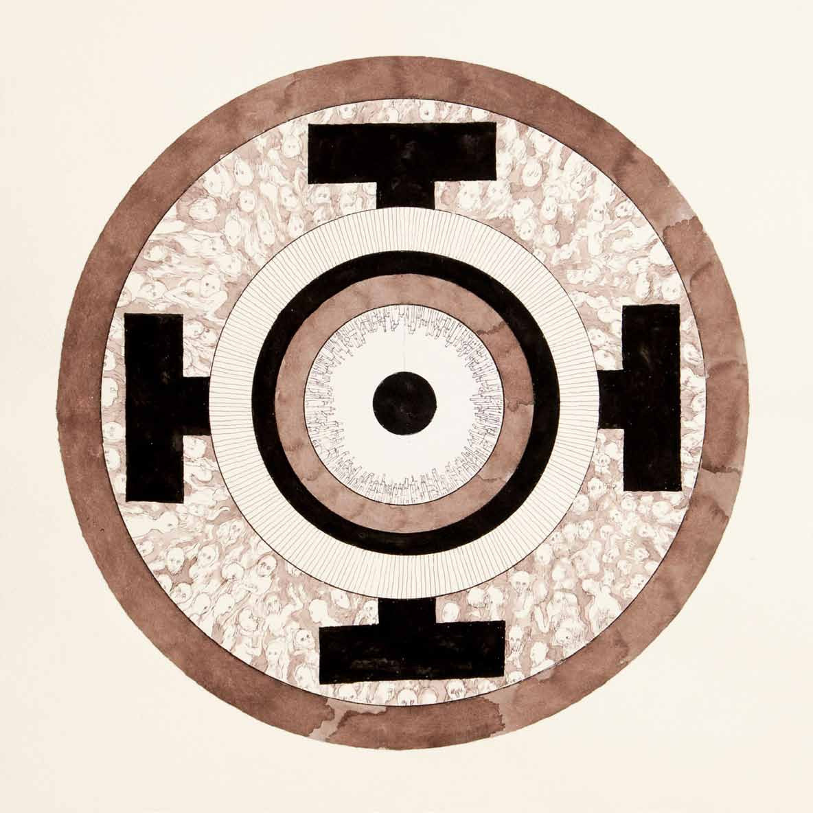 Mandala, rysunek, malarstwo, Andrzej Strumiłło, Andrzej Strumillo, cykl Mandala, polska sztuka współczesna, polski artysta, sztuka współczesna we współczesnej Polsce, współcześni polscy artyści, najlepsi polscy malarze, najlepsi polscy artyści, znani polscy artyści, Galeria Kordegarda, Kordegarda