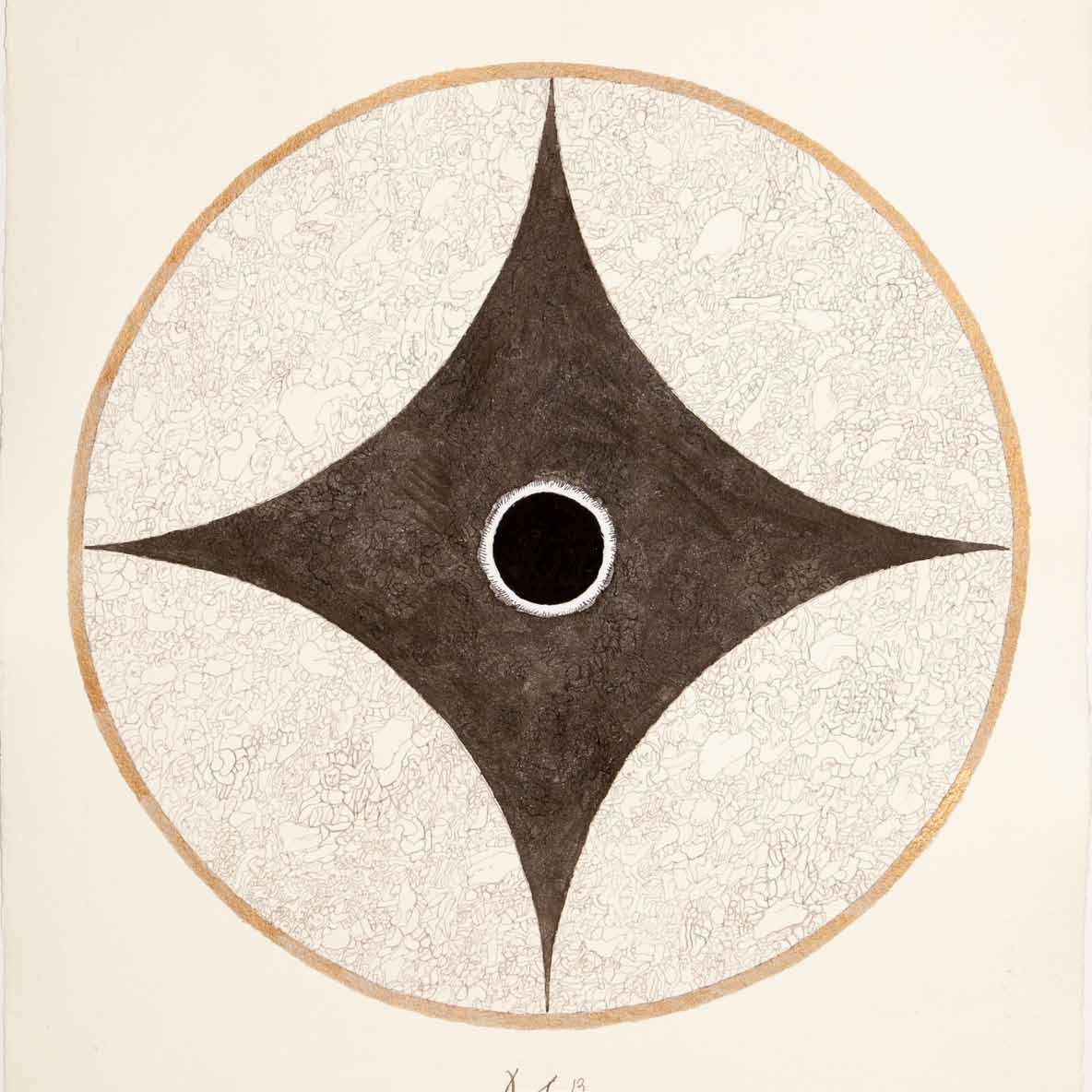 Mandala, rysunek, malarstwo, Andrzej Strumiłło, Andrzej Strumillo, cykl Mandala, polska sztuka współczesna, polski artysta, sztuka współczesna we współczesnej Polsce, współcześni polscy artyści, najlepsi polscy malarze, najlepsi polscy artyści, znani polscy artyści, Galeria Kordegarda, Kordegarda