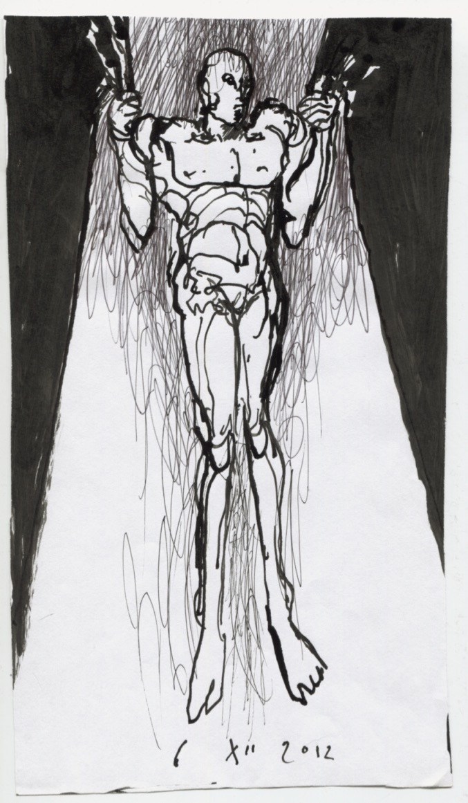 LOT, szkice do obrazów. Andrzej Strumiłło - Wybitny polski artysta