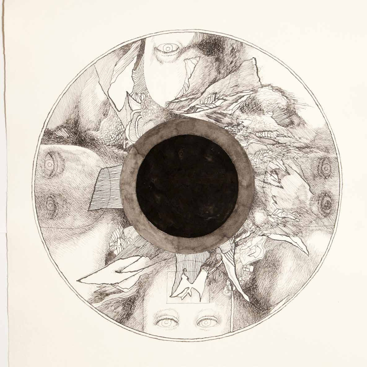 Mandala, rysunek, malarstwo, Andrzej Strumiłło, Andrzej Strumillo, cykl Mandala, polska sztuka współczesna, polski artysta, sztuka współczesna we współczesnej Polsce, współcześni polscy artyści, najlepsi polscy malarze, najlepsi polscy artyści, znani polscy artyści, Galeria Kordegarda, Kordegarda