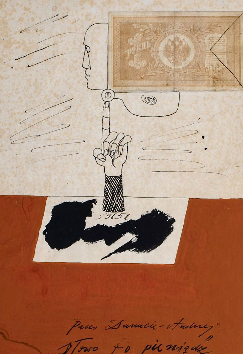 "Słowo to pieniądz", 41 x 28 cm - 1965
