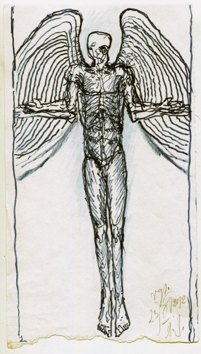 LOT, szkice do obrazów. Andrzej Strumiłło - Wybitny polski artysta