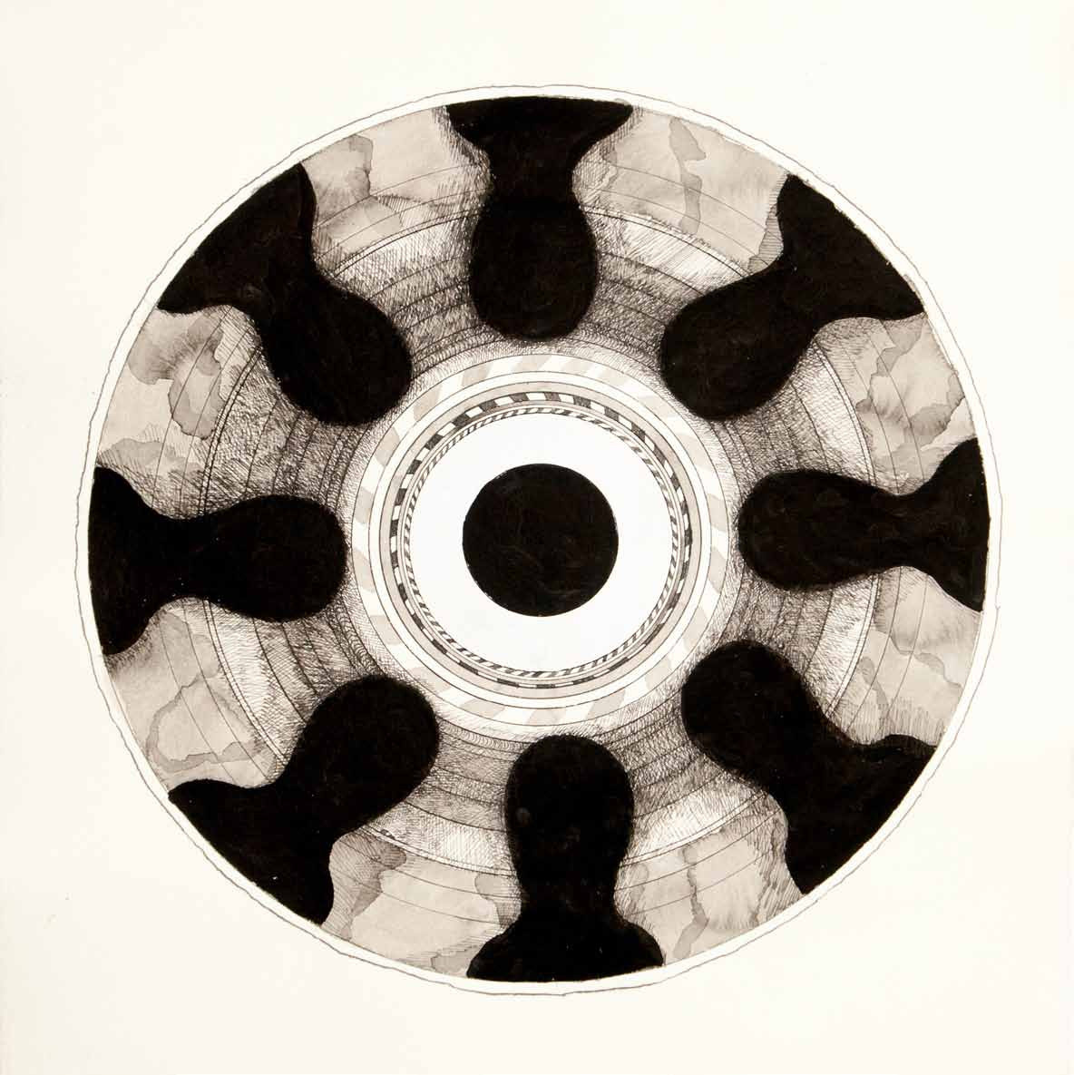 Mandala, rysunek, malarstwo, Andrzej Strumiłło, Andrzej Strumillo, cykl Mandala, polska sztuka współczesna, polski artysta, sztuka współczesna we współczesnej Polsce, współcześni polscy artyści, najlepsi polscy malarze, najlepsi polscy artyści, znani polscy artyści, Galeria Kordegarda, Kordegarda