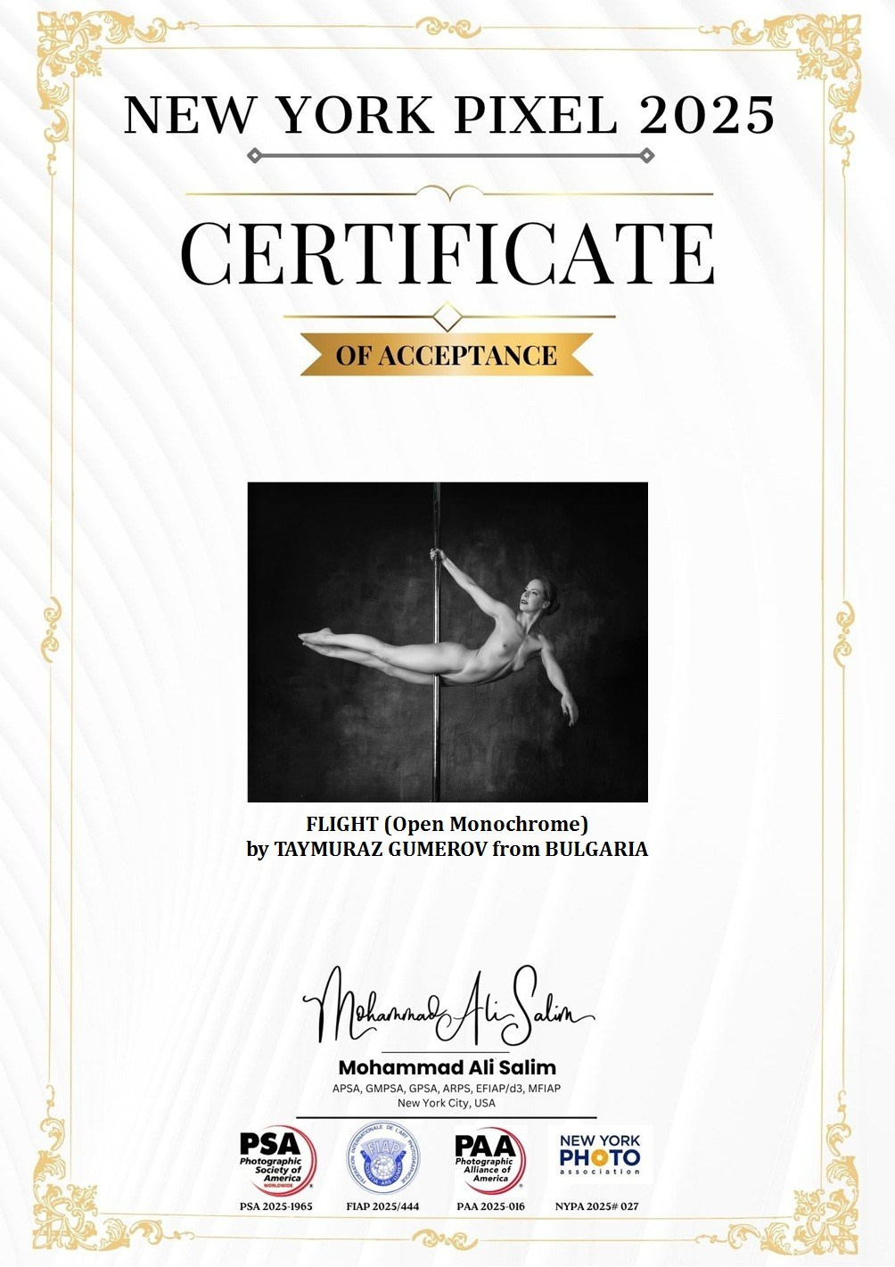 My Awards. Портретен и будоар фотограф в София | Таймураз Гумеров