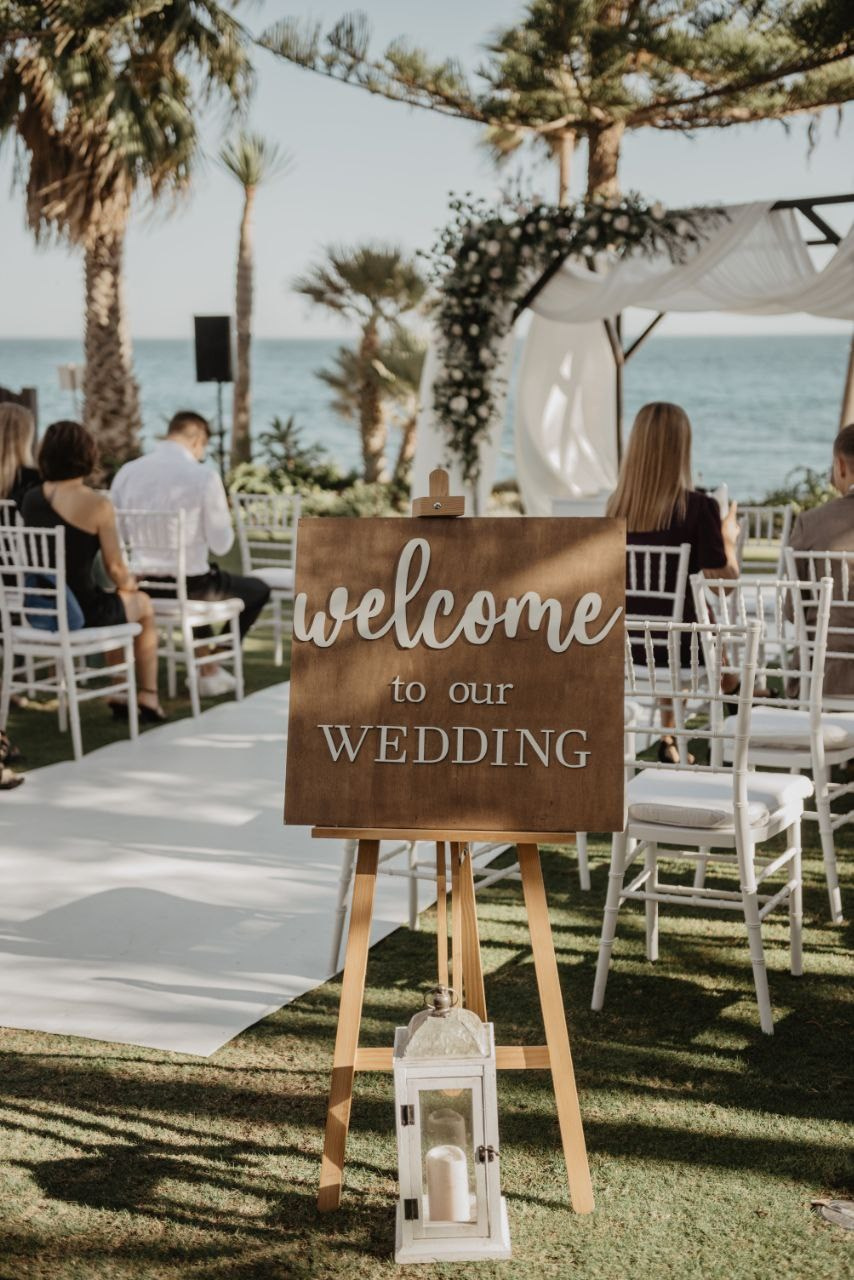 Wedding beach ceremony decoration