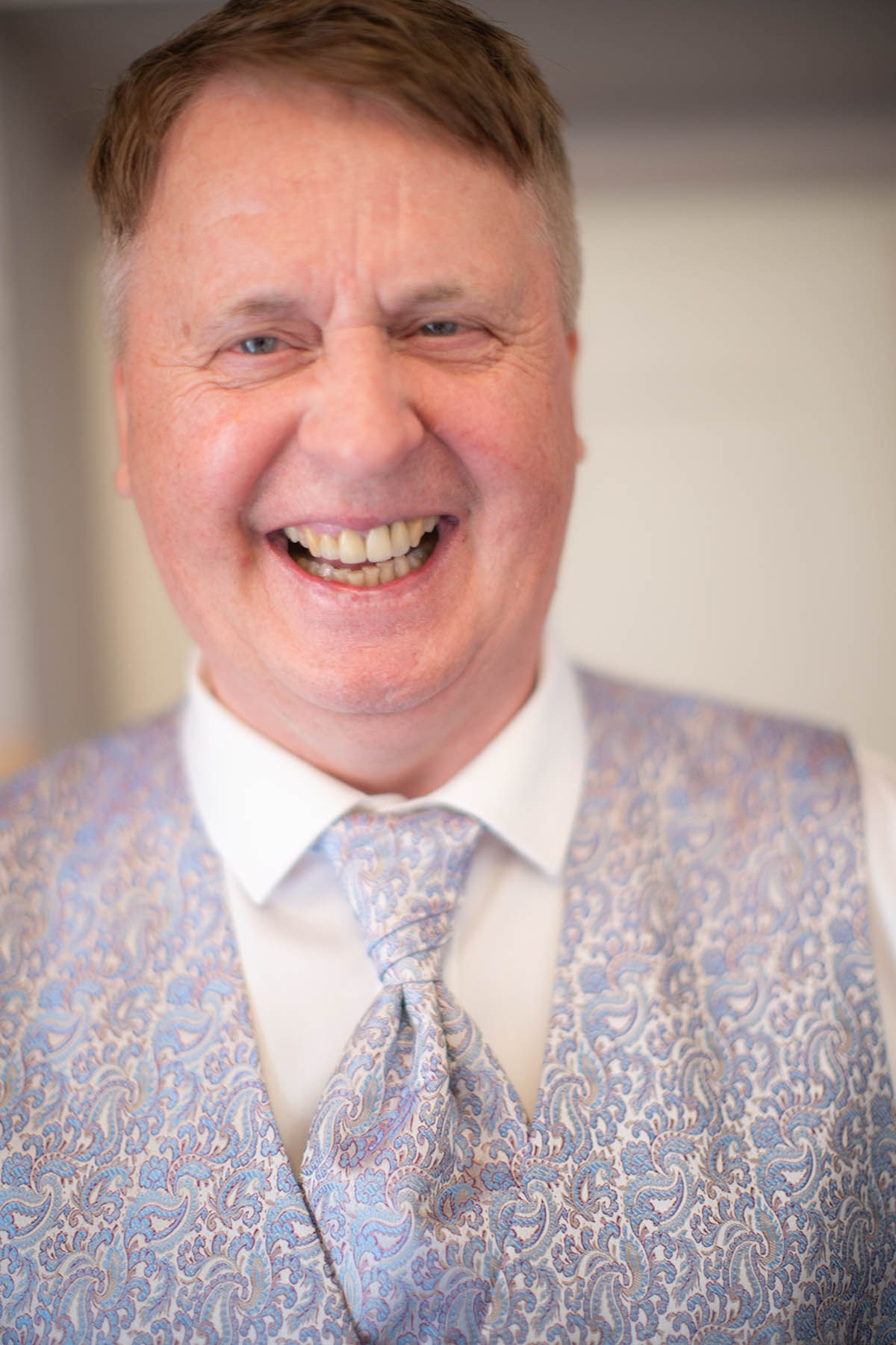 The happy father of the bride.