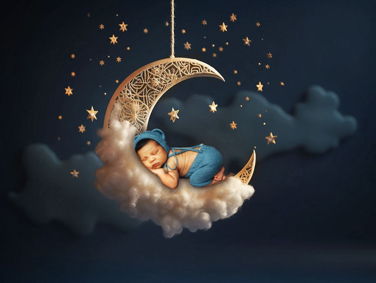 Newborn. Tania Bonnet | Professional photographer in Tenerife — Flying dress sessions
