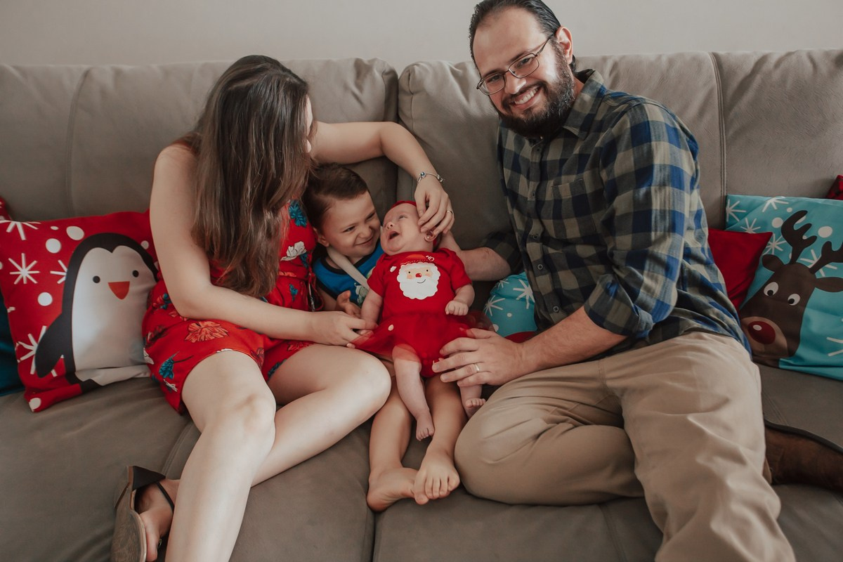 Ensaio de Natal - Família Silva Marcuz. Fotógrafa de Eventos em São Paulo e Sorocaba Kika Damasceno