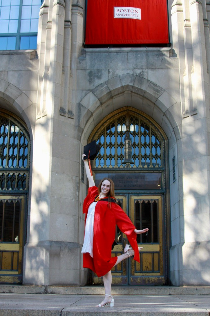 Masters graduation with Rach. Kelly Sang, graduation and portrait photographer in Boston
