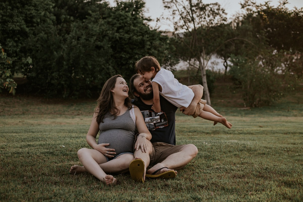 Luana, Victor e Theo a espera de Luísa. Fotógrafa de Eventos em São Paulo e Sorocaba Kika Damasceno