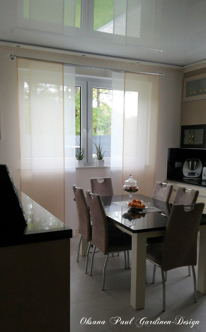 Японские панели / Schiebevorhänge. Oksana Paul-Gardinen-Design Oksana Paul ✧ Art of Gardinen & Textile Design ✧ Polymer Clay Art & Handmade Creatures