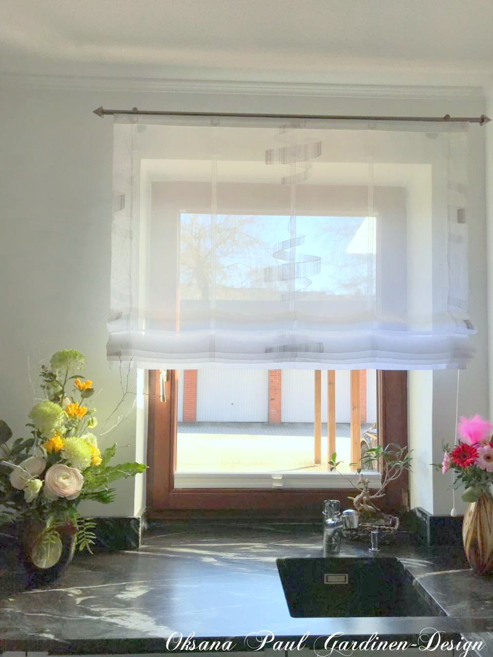 Римские шторы / Raffrollos. Oksana Paul-Gardinen-Design Oksana Paul ✧ Art of Gardinen & Textile Design ✧ Polymer Clay Art & Handmade Creatures