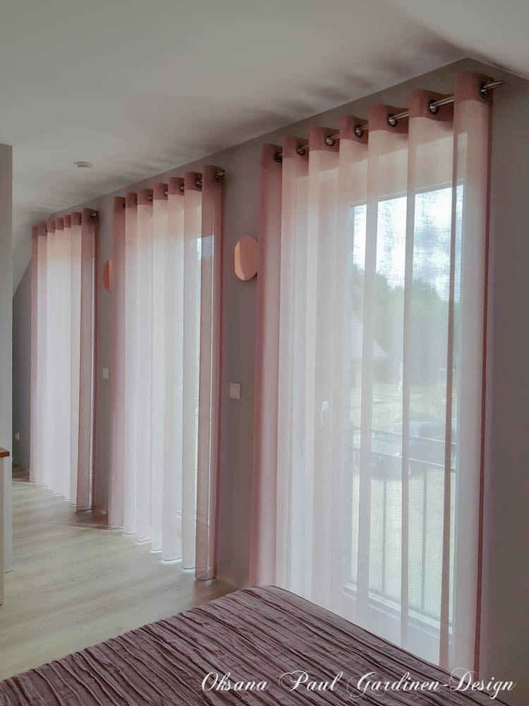 Шторы на кольцах / Ösenvorhänge. Oksana Paul-Gardinen-Design Oksana Paul ✧ Art of Gardinen & Textile Design ✧ Polymer Clay Art & Handmade Creatures