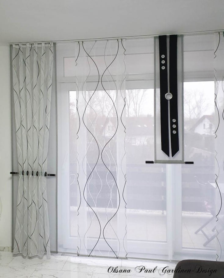 Японские панели / Schiebevorhänge. Oksana Paul-Gardinen-Design Oksana Paul ✧ Art of Gardinen & Textile Design ✧ Polymer Clay Art & Handmade Creatures