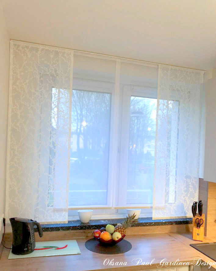 Японские панели / Schiebevorhänge. Oksana Paul-Gardinen-Design Oksana Paul ✧ Art of Gardinen & Textile Design ✧ Polymer Clay Art & Handmade Creatures