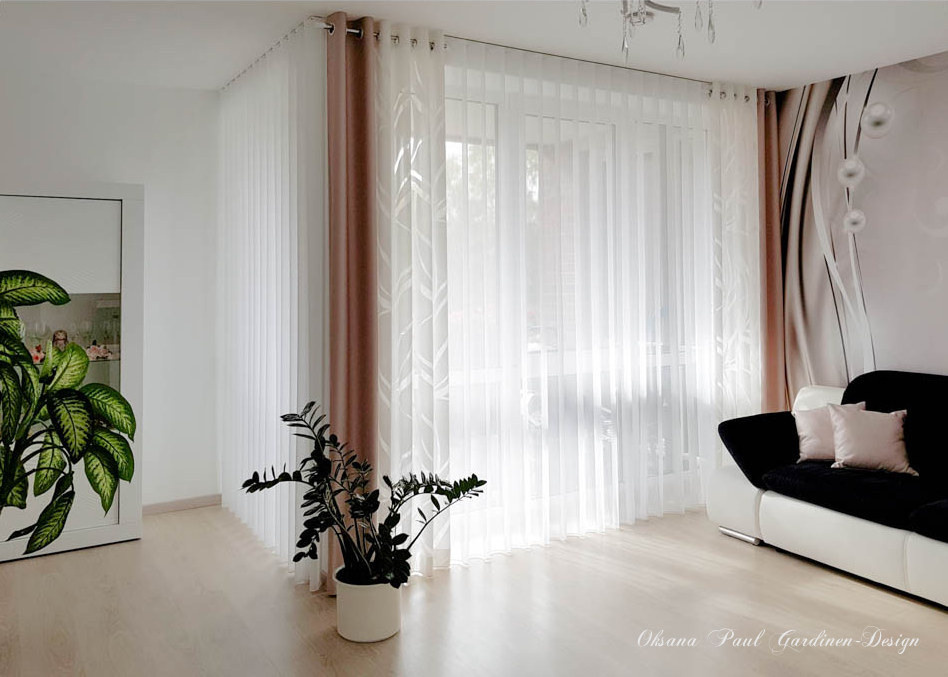 Шторы на кольцах / Ösenvorhänge. Oksana Paul-Gardinen-Design Oksana Paul ✧ Art of Gardinen & Textile Design ✧ Polymer Clay Art & Handmade Creatures