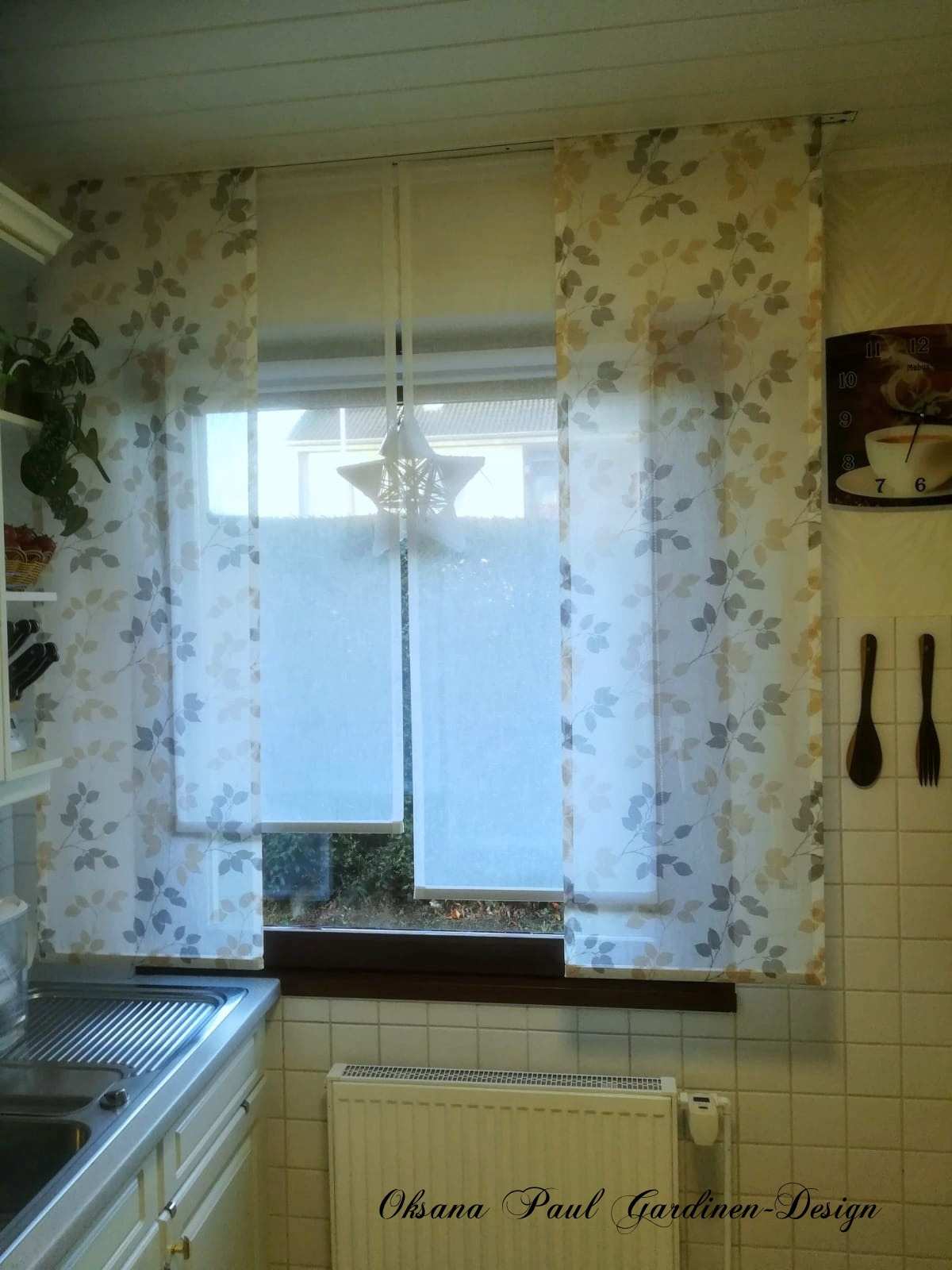 Японские панели / Schiebevorhänge. Oksana Paul-Gardinen-Design Oksana Paul ✧ Art of Gardinen & Textile Design ✧ Polymer Clay Art & Handmade Creatures