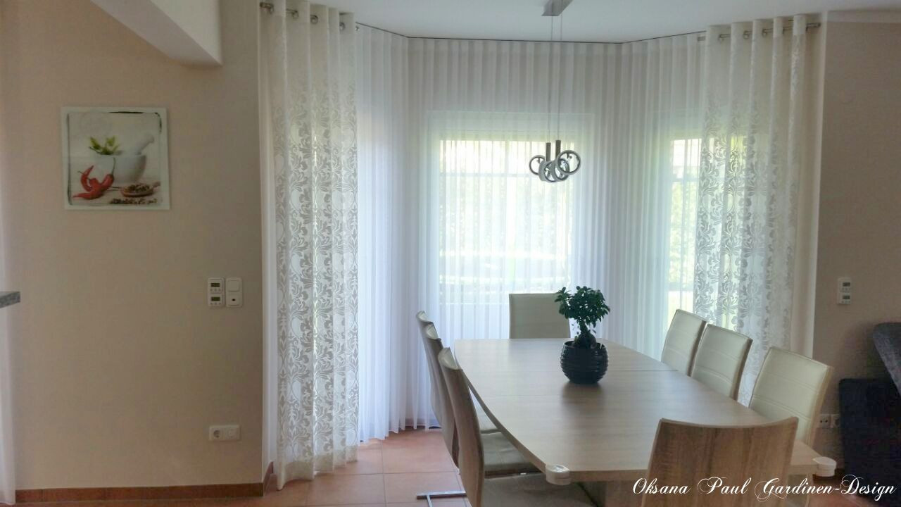 Шторы на кольцах / Ösenvorhänge. Oksana Paul-Gardinen-Design Oksana Paul ✧ Art of Gardinen & Textile Design ✧ Polymer Clay Art & Handmade Creatures