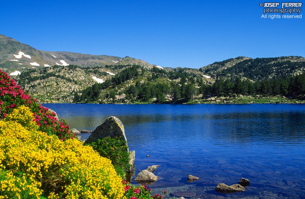 Lakes ariund mount Carlit, Pyrenees, Capcir