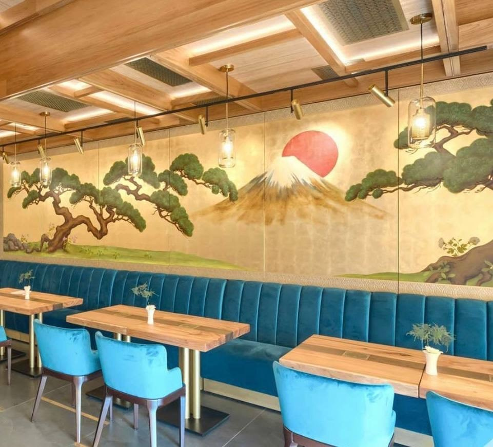 Okabe Restaurant. Interior Seasons