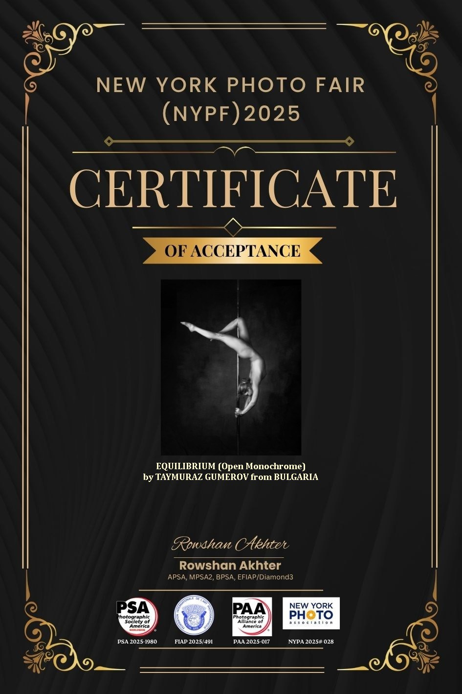 My Awards. Портретен и будоар фотограф в София | Таймураз Гумеров