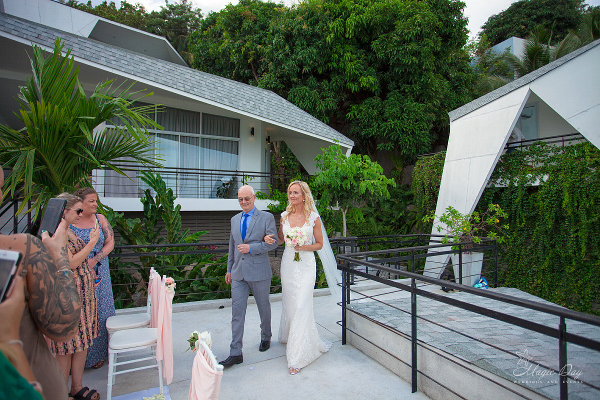 Weddings at the Villa. Wedding on Koh Samui, Thailand