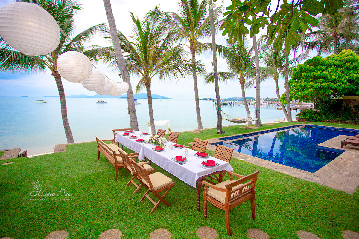 Weddings at the Villa. Wedding on Koh Samui, Thailand