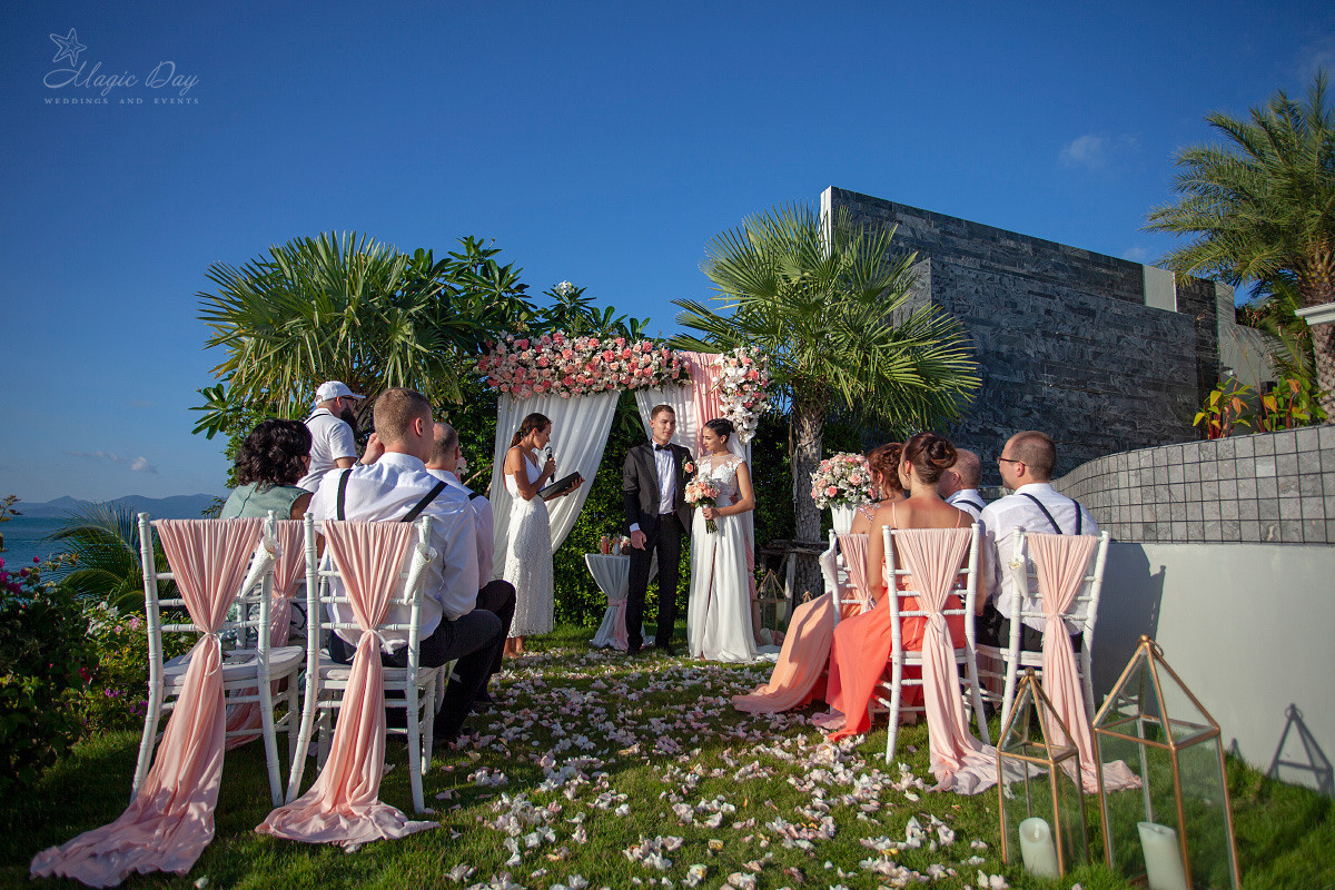 Weddings at the Villa. Wedding on Koh Samui, Thailand
