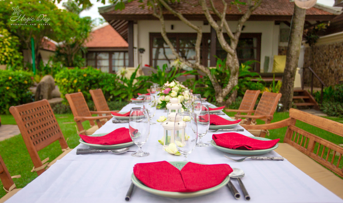 Weddings at the Villa. Wedding on Koh Samui, Thailand