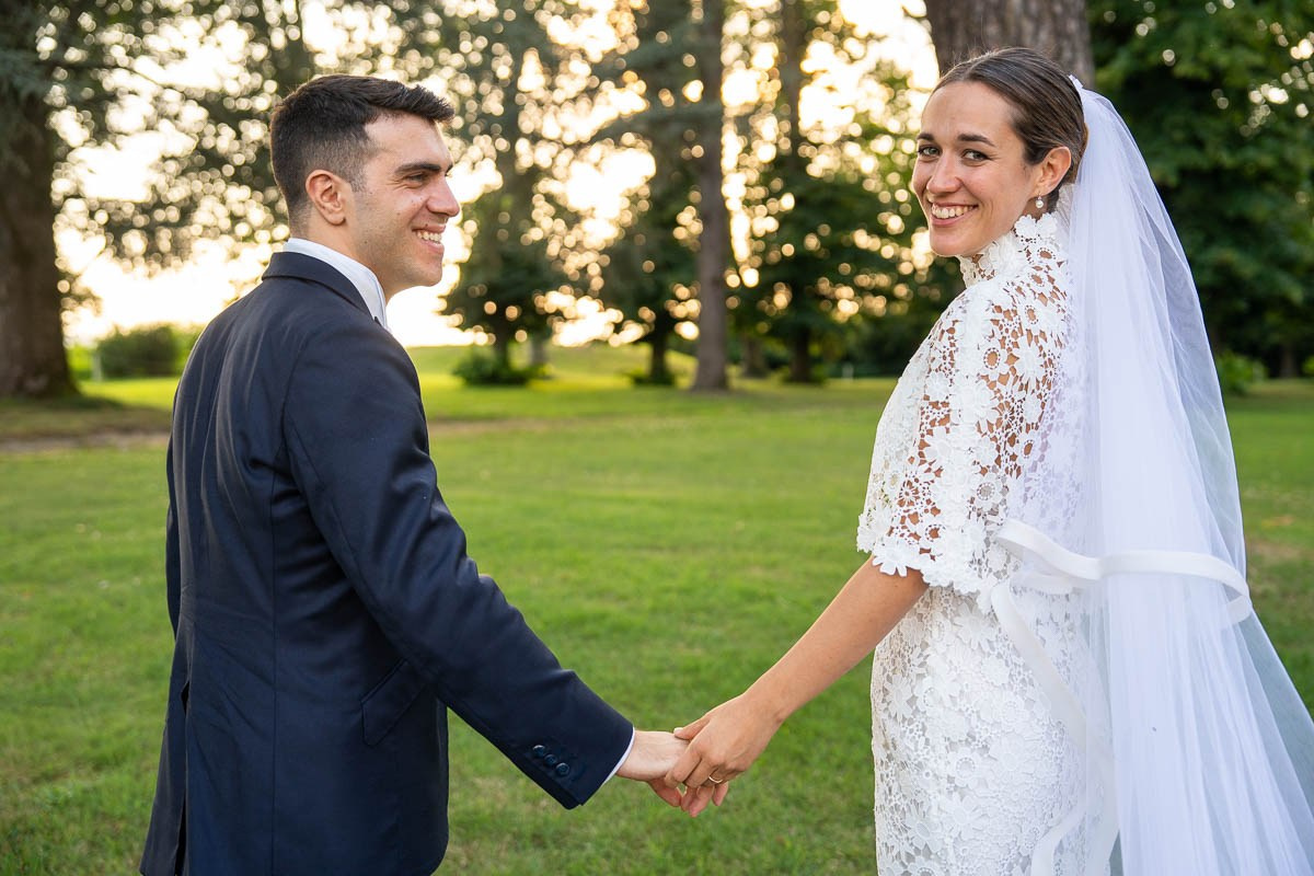 foto degli sposi - fotografo di matrimonio - Milano - Lorenzo Mazzega Wedding - Villa Caproni